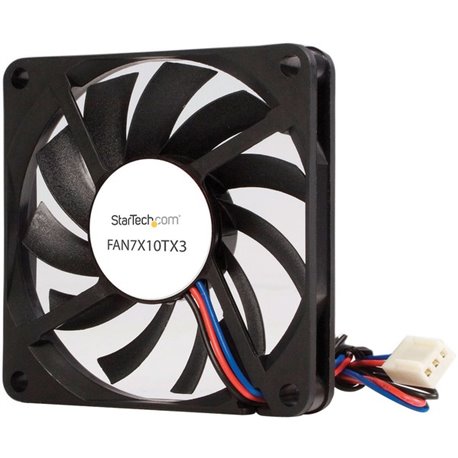 StarTech.com TX3 Dual Ball Bearing Replacement Fan - CPU Cooler fan - 70 mm - black - Keep a system running cooler with a 70mm b