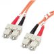 StarTech.com 1m Fiber Optic Cable - Multimode Duplex 62.5/125 - LSZH - SC/SC - OM1 - SC to SC Fiber Patch Cable - Connect fiber 