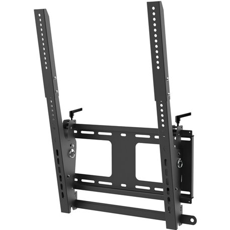 StarTech.com Portrait/Vertical TV Wall Mount, Heavy Duty TV Mount for 40-55 inch VESA Display (110lb/50kg), Tilt, w/Lockable Sec