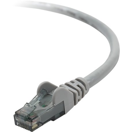 Belkin Cat.6 UTP Patch Cable - RJ-45 Male Network - RJ-45 Male Network - 7ft - Gray