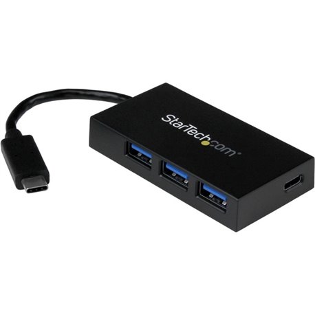 StarTech.com USB C Hub &acirc&euro" 4 Port USB-C to USB-A (3x) and USB-C (1x) &acirc&euro" Bus Powered USB Hub &acirc&euro" USB 