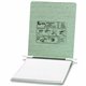 ACCO PRESSTEX Unburst Sheet Covers - 6" Binder Capacity - 9 1/2" x 11" Sheet Size - Light Green - Recycled - Retractable Filing 