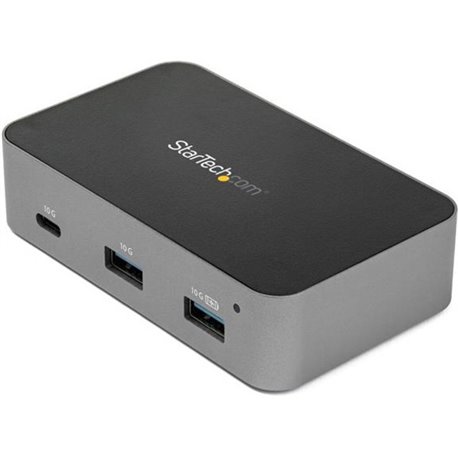 StarTech.com 4-Port USB C Hub - USB 3.2 Gen 2 (10 Gbps) - 3x USB-A & 1x USB-C - Powered - Universal Adapter Included - USB C hub