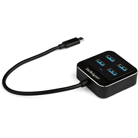 StarTech.com 4 Port USB C Hub - USB-C to 4xUSB-A - 10Gbps USB 3.2 Gen 2 Type-C Hub - USB Bus Powered - Portable/Laptop USB Adapt