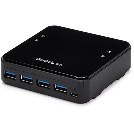 StarTech.com 4X4 USB 3.0 Peripheral Sharing Switch - USB Switch for Mac / Windows / Linux - 4 Port USB 3.0 Switch - USB A/B Swit