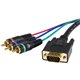 StarTech.com Cable adapter - RCA breakout - HD15 (m) - component (f) - 3 ft - Connect a VGA output (video card, etc.) to a displ