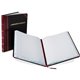 Boorum & Pease Boorum Laboratory Record Notebooks - 300 Sheets - Thread Sewn - 10 3/8" x 8 1/8" - White Paper - Black, Red Cover