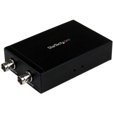 StarTech.com HDMI to SDI Converter &acirc&euro" HDMI to 3G SDI Adapter with Dual SDI Output - Connect an SDI Display to your HDM