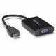 StarTech.com HDMI to VGA Video Adapter Converter with Audio for Desktop PC / Laptop / Ultrabook - 1920x1200 - Connect an HDMI eq