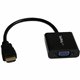 StarTech.com HDMI to VGA Adapter - 1080p - 1920 x 1080 - Black - HDMI Converter - VGA to HDMI Monitor Adapter - Connect an HDMI 