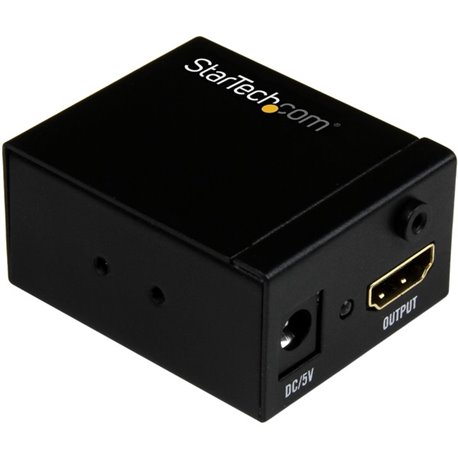 StarTech.com HDMI Signal Booster - HDMI Video Signal Amplifier - 115 ft - 1080p - Amplify the strength of your HDMI signal to ex