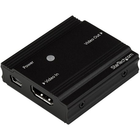 StarTech.com HDMI Signal Booster - HDMI Repeater Extender - 4K 60Hz - Use this repeater to amplify your 4K HDMI signal and exten