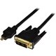 StarTech.com 3ft (1m) Micro HDMI to DVI Cable, Micro HDMI to DVI Adapter Cable, Micro HDMI Type-D to DVI-D Monitor/Display Conve