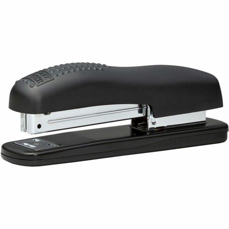 Bostitch Ergonomic Desktop Stapler - 20 Sheets Capacity - 210 Staple Capacity - Full Strip - 1 Each - Black - Metal, Rubber