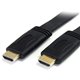 StarTech.com 10 ft Flat High Speed HDMI Cable with Ethernet - Ultra HD 4k x 2k HDMI Cable - HDMI to HDMI M/M - Create Ultra HD c