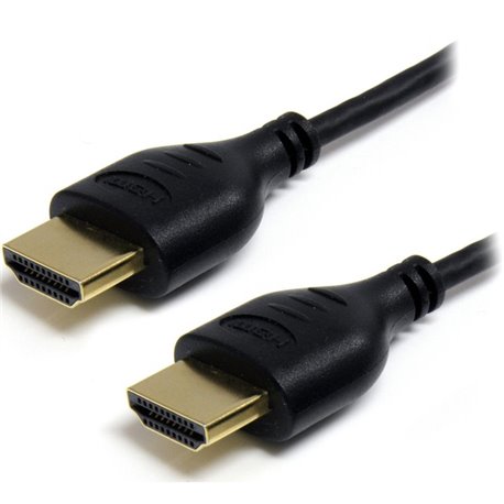 StarTech.com 3ft Slim HDMI Cable, 4K High Speed HDMI Cable with Ethernet, 4K 30Hz UHD HDMI Cord 36AWG, 4K HDMI 1.4 Video/Display