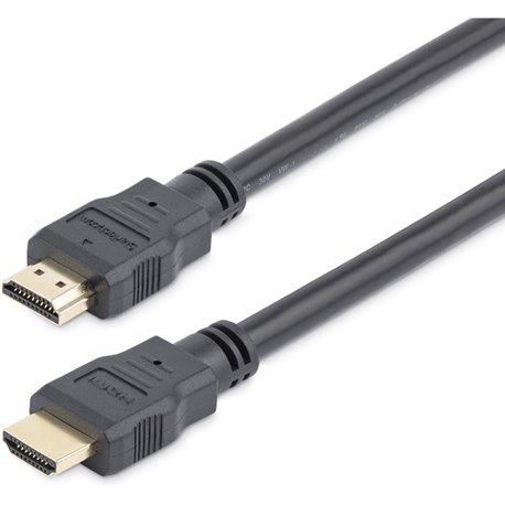 StarTech.com 1ft/30cm HDMI Cable, 4K High Speed HDMI Cable with Ethernet, Ultra HD 4K 30Hz Video, HDMI 1.4 Cable, HDMI Monitor C