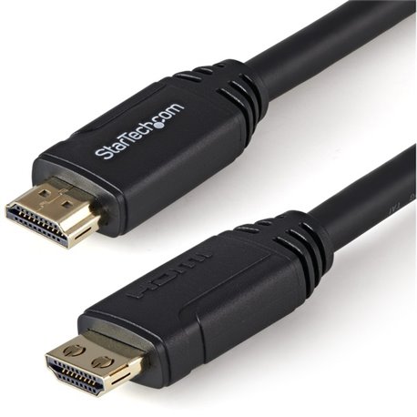 StarTech.com 9.8ft (3m) HDMI 2.0 Cable, 4K 60Hz Premium Certified High Speed HDMI Cable w/Ethernet, UHD HDMI Cord, M/M Gripping 