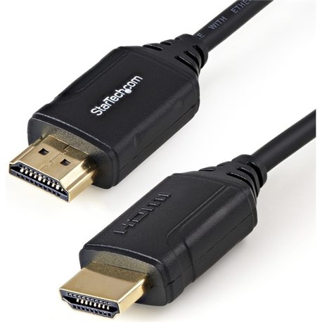 StarTech.com 1.6ft/50cm Premium Certified HDMI 2.0 Cable with Ethernet, High Speed Ultra HD 4K 60Hz HDMI Cable HDR10 UHD HDMI Mo