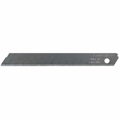 Stanley-Bostitch 9mm Quick-Point Blades - 3.50" Length - Straight Style - Snap-off - Steel - 3 / Pack - Silver