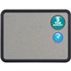Rediform Password Notebook - 64 Pages - Sewn - 0.40" x 3.5" x 5" - Light Blue Cover - Compact, Flexible Cover, Note Section - Re