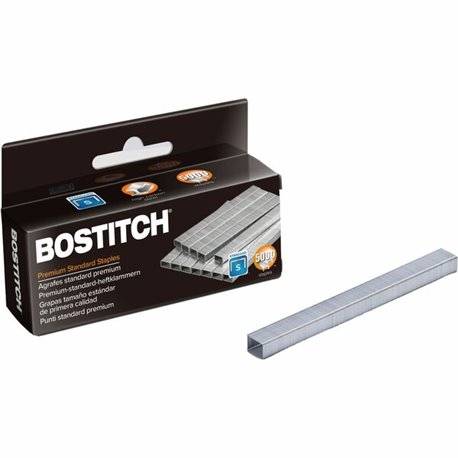 Bostitch Accentra PaperPro Full Strip Standard Staples - 210 Per Strip - Standard - 1/4" - 1/4" Leg - 1/2" Crown - Silver5000 / 