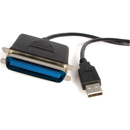 StarTech.com Parallel printer adapter - USB - parallel - 6 ft - Add a Centronics parallel port to your desktop or laptop PC thro