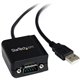 StarTech.com USB to Serial Adapter - Optical Isolation - USB Powered - FTDI USB to Serial Adapter - USB to RS232 Adapter Cable -