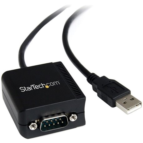 StarTech.com USB to Serial Adapter - Optical Isolation - USB Powered - FTDI USB to Serial Adapter - USB to RS232 Adapter Cable -