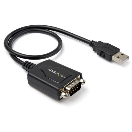 StarTech.com USB to Serial Adapter - 1 Port - COM Port Retention - Texas Instruments TIUSB3410 - USB to RS232 Adapter Cable - Ad