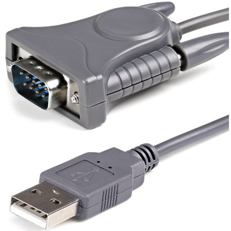 StarTech.com USB to Serial Adapter - 3 ft / 1m - with DB9 to DB25 Pin Adapter - Prolific PL-2303 - USB to RS232 Adapter Cable - 