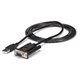 StarTech.com USB to Serial Adapter - Null Modem - FTDI USB UART Chip - DB9 (9-pin) - USB to RS232 Adapter - Add a Null Modem RS2