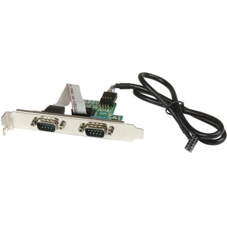 StarTech.com Motherboard Serial Port - Internal - 2 Port - Bus Powered - FTDI USB to Serial Adapter - USB to RS232 Adapter - Add