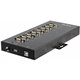 StarTech.com USB to RS232/RS485/RS422 8 Port Serial Hub Adapter - Industrial Metal USB 2.0 to DB9 Serial Converter - Din Rail Mo