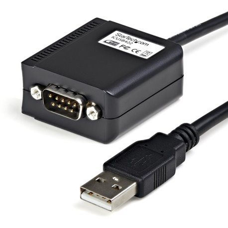 StarTech.com 6ft RS422/485 USB Serial Adapter w/ COM Retention - Add an RS422/485 serial port to your system through USB feature