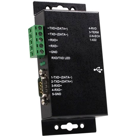 StarTech.com USB serial adapter - RS422 - RS485 - Industrial - serial - 1 port - Add an R422/485 serial port to your laptop or d