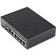 StarTech.com Industrial 6 Port Gigabit Ethernet Switch 4 PoE RJ45 +2 SFP Slots 30W PoE+ 48VDC 10/100/1000 Mbps -40C to 75C w/DIN