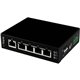 StarTech.com 5 Port Unmanaged Industrial Gigabit Ethernet Switch - DIN Rail / Wall-Mountable - Network up to 5 Ethernet devices 