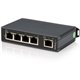 StarTech.com 5 Port Industrial Ethernet Switch - DIN Rail Mountable - Expand your network connectivity with this rugged unmanage