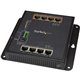 StarTech.com Industrial 8 Port Gigabit PoE Switch - 4 x PoE+ 30W - Power Over Ethernet GbE Layer/L2 Managed Network Switch -40C 