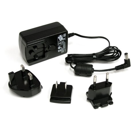 StarTech.com 12V DC 1.5A Universal Power Adapter - Replace your 12V DC (1.5 Amp) power cable, with a reliable connection - Fiber