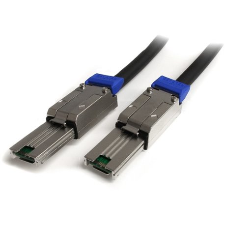 StarTech.com 1m External Mini SAS Cable - Serial Attached SCSI SFF-8088 to SFF-8088 - A High Performance External SAS Cable Desi