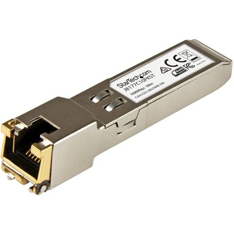 StarTech.com 10 pack HPE J8177C Compatible SFP Module - 1000BASE-T - 1GE Gigabit Ethernet SFP SFP to RJ45 Cat6/Cat5e - 100m - 10