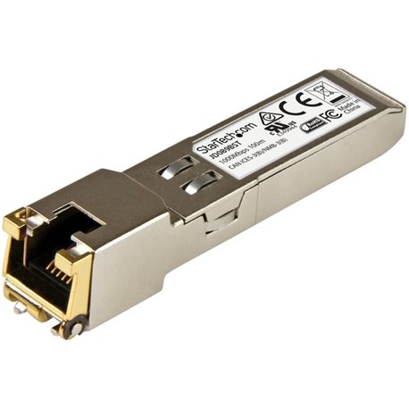 StarTech.com HPE JD089B Compatible SFP Module - 1000BASE-T - 1GE Gigabit Ethernet SFP SFP to RJ45 Cat6/Cat5e - 100m - HPE JD089B