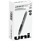 uniball 207 Needle Gel Pens - Medium Pen Point - 0.7 mm Pen Point Size - Needle Pen Point Style - Retractable - Black - Black Ba