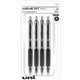 uniball 207 Needle Gel Pens - Medium Pen Point - 0.7 mm Pen Point Size - Needle Pen Point Style - Refillable - Retractable - Bla