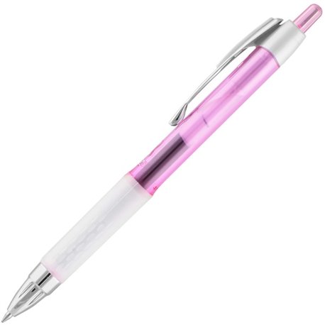 uniball 207 Pink Ribbon Gel Pens - Medium Pen Point - 0.7 mm Pen Point Size - Refillable - Retractable - Black Gel-based Ink - P