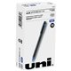 uni Jetstream 101 Ballpoint Pen - Medium Pen Point - 1 mm Pen Point Size - Blue Gel-based Ink - Black, Blue Barrel - 1 Dozen