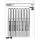 uniball Vision Rollerball Pen - Bold Pen Point - 0.7 mm Pen Point Size - Assorted Liquid Ink - 8 / Pack