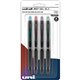 uniball 207 BLX Gel Pens - Medium Pen Point - 0.7 mm Pen Point Size - Retractable - Green/Black, Purple/Black, Black/Red, Black/